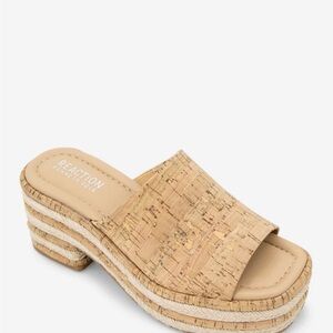 Kenneth Cole Reaction Cork Mules